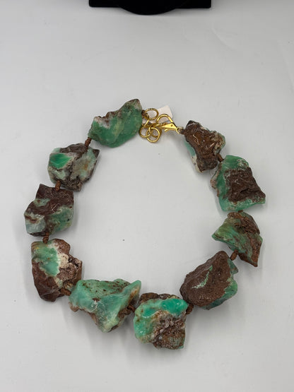Chrysoprase #922-45 Necklace