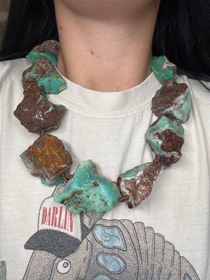 Chrysoprase #922-45 Necklace