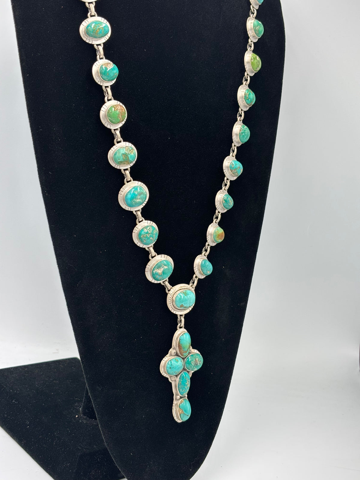 Sonoran Turquoise #922-44 Cross Necklace
