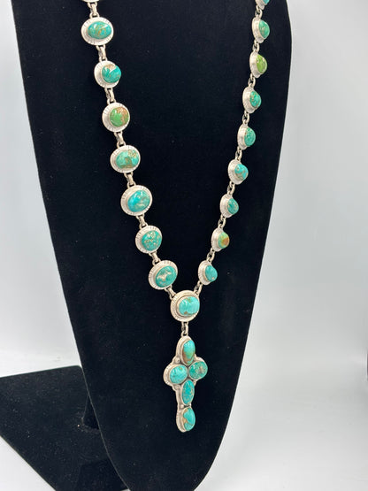 Sonoran Turquoise #922-44 Cross Necklace