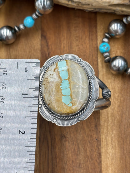 Ribbon Royston Cuff by Ned Nez, Navajo