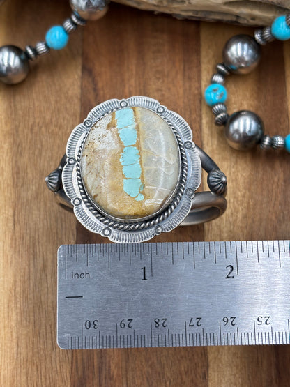 Ribbon Royston Cuff by Ned Nez, Navajo