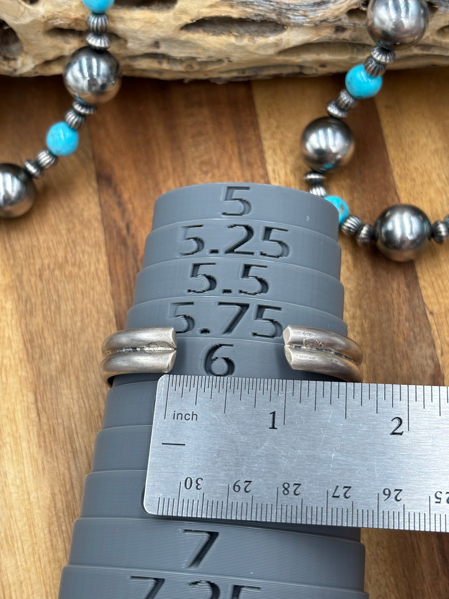Ribbon Royston Cuff by Ned Nez, Navajo