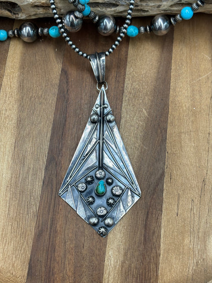 Sonoran Gold #923-5 Pendant by Miranda Willie, Navajo