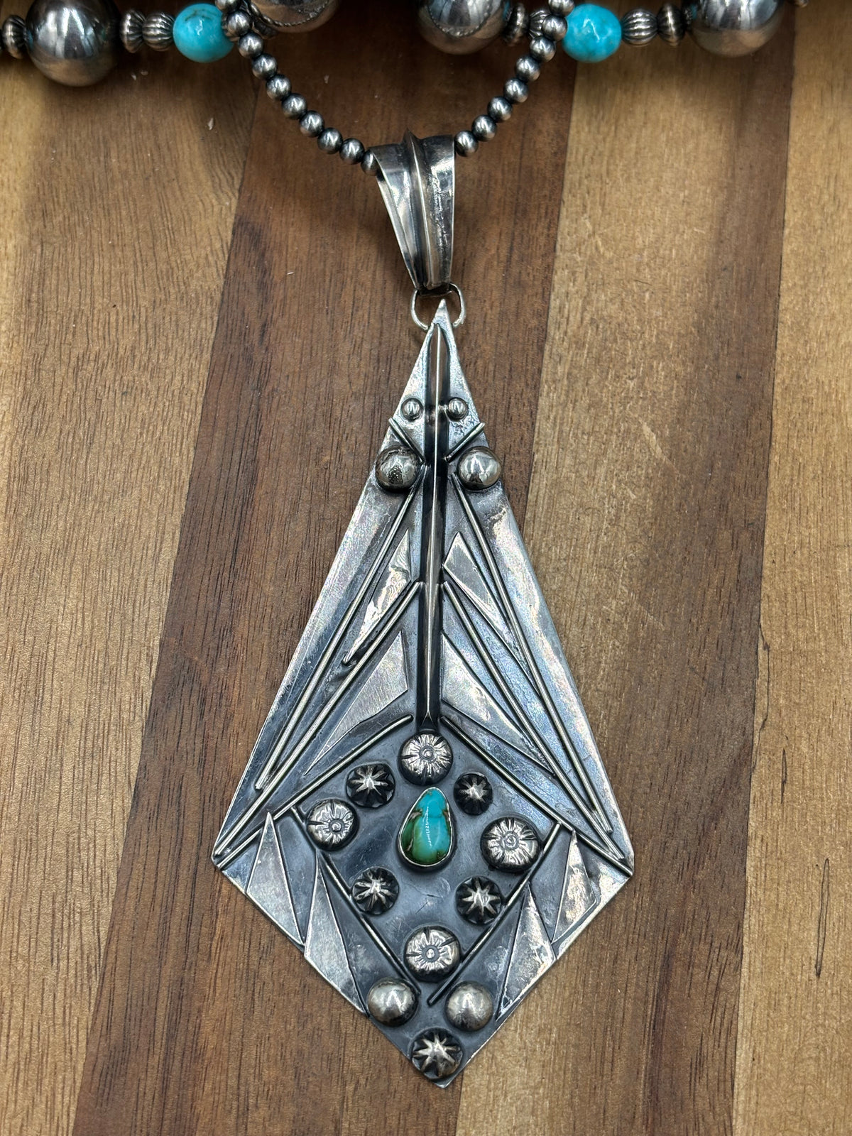 Sonoran Gold #923-5 Pendant by Miranda Willie, Navajo