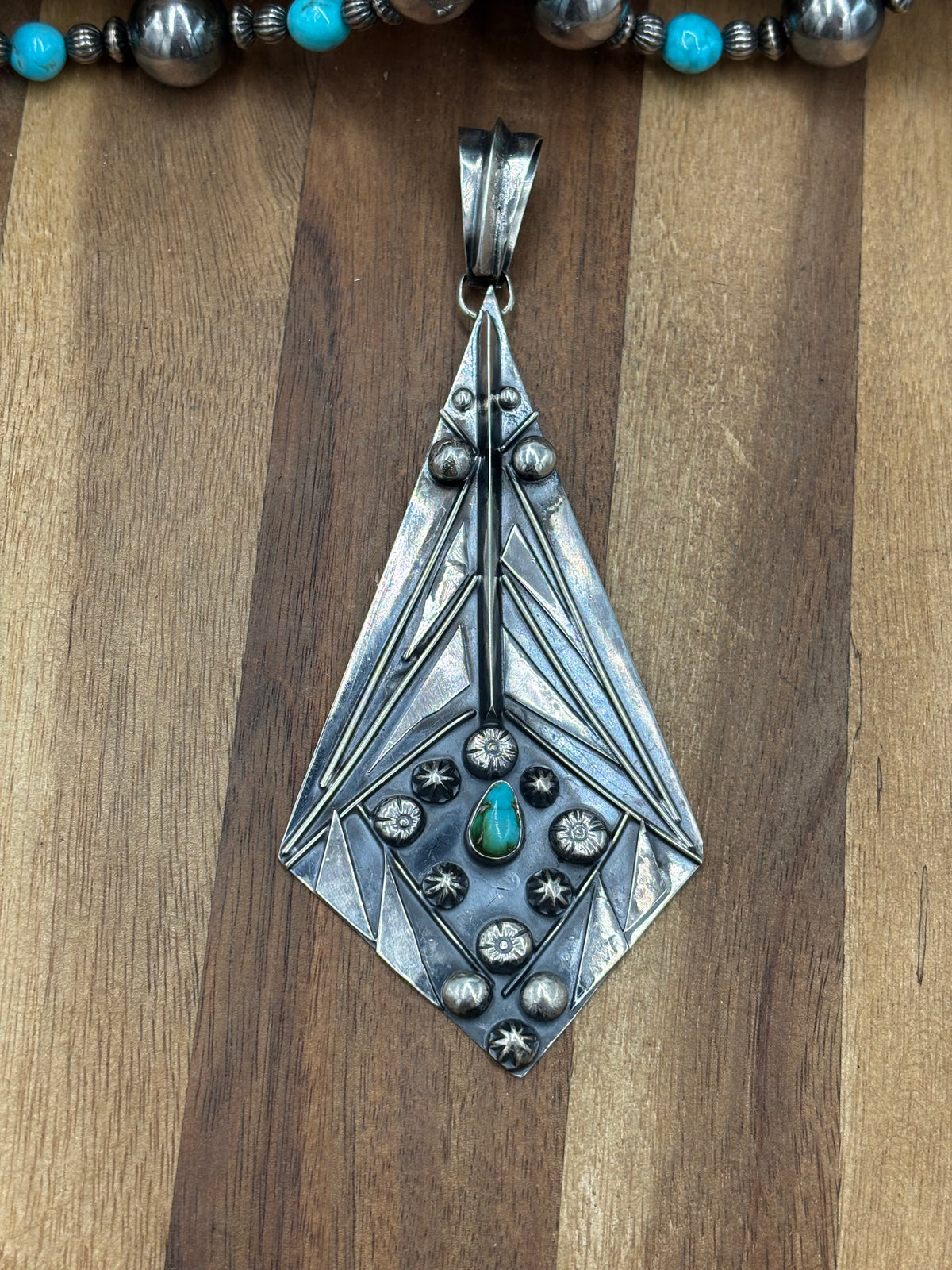 Sonoran Gold #923-5 Pendant by Miranda Willie, Navajo