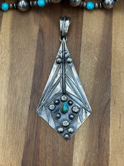 Sonoran Gold #923-5 Pendant by Miranda Willie, Navajo