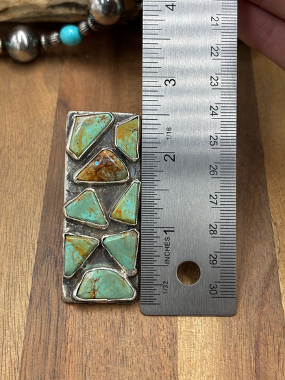 Turquoise #922-37 Size 8 Ring by Jude Candeleria, Zuni