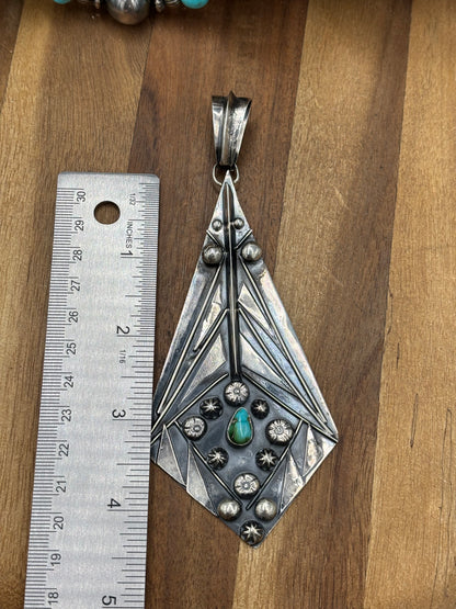 Sonoran Gold #923-5 Pendant by Miranda Willie, Navajo