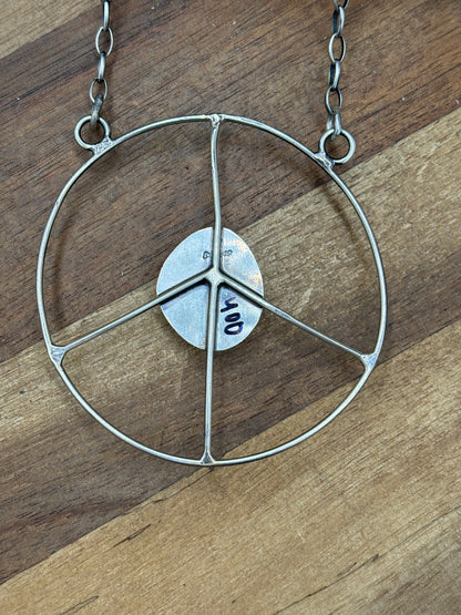 Sonoran Gold #102-3 Peace Sign Necklace