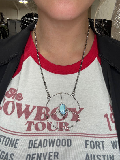 Golden Hills #102-4 Peace Sign Necklace
