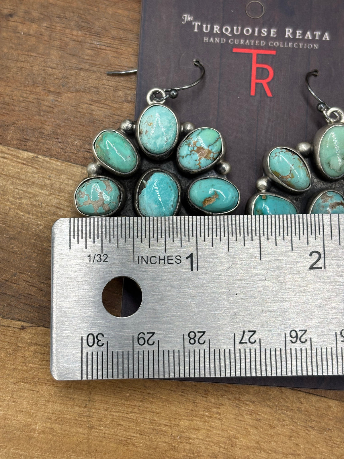 Carico Lake #102-11 Turquoise Squash Blossom Set by Ella Peter, Navajo
