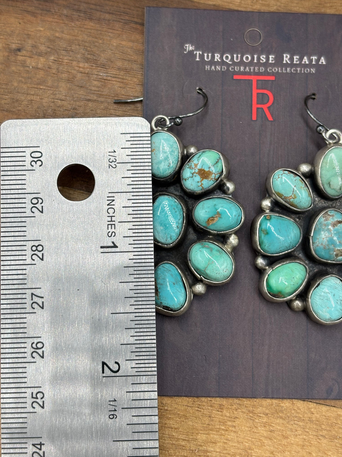 Carico Lake #102-11 Turquoise Squash Blossom Set by Ella Peter, Navajo
