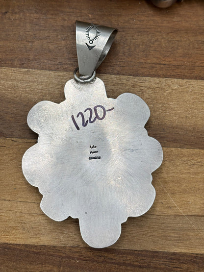 Persian #102-18 Cluster Pendant by Lyle Piaso, Navajo
