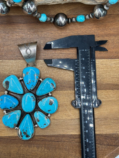 Persian #102-18 Cluster Pendant by Lyle Piaso, Navajo