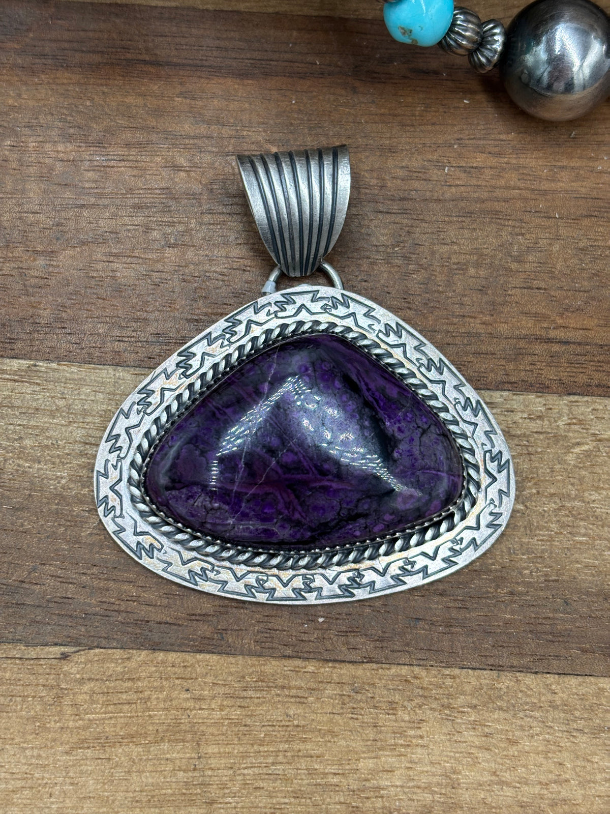 Sugulite #102-20 Pendant by Jeff Largo