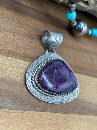 Sugulite #102-20 Pendant by Jeff Largo