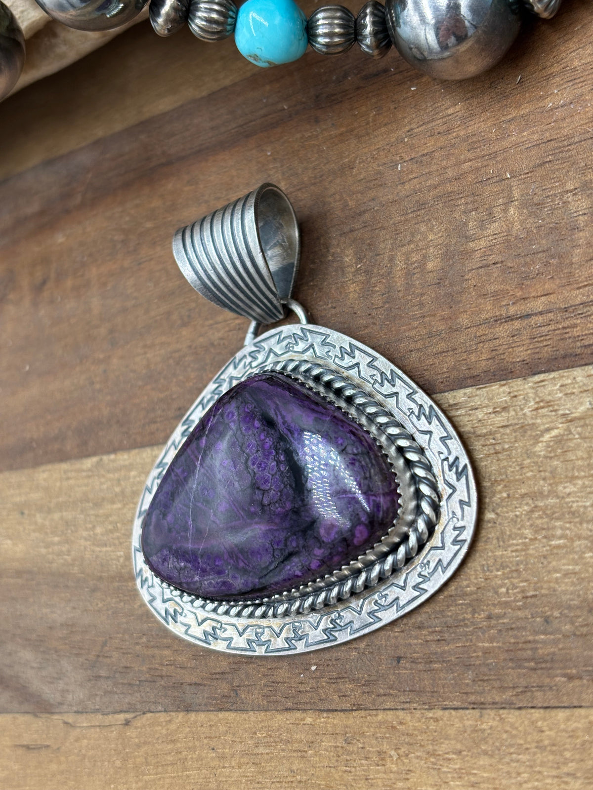 Sugulite #102-20 Pendant by Jeff Largo