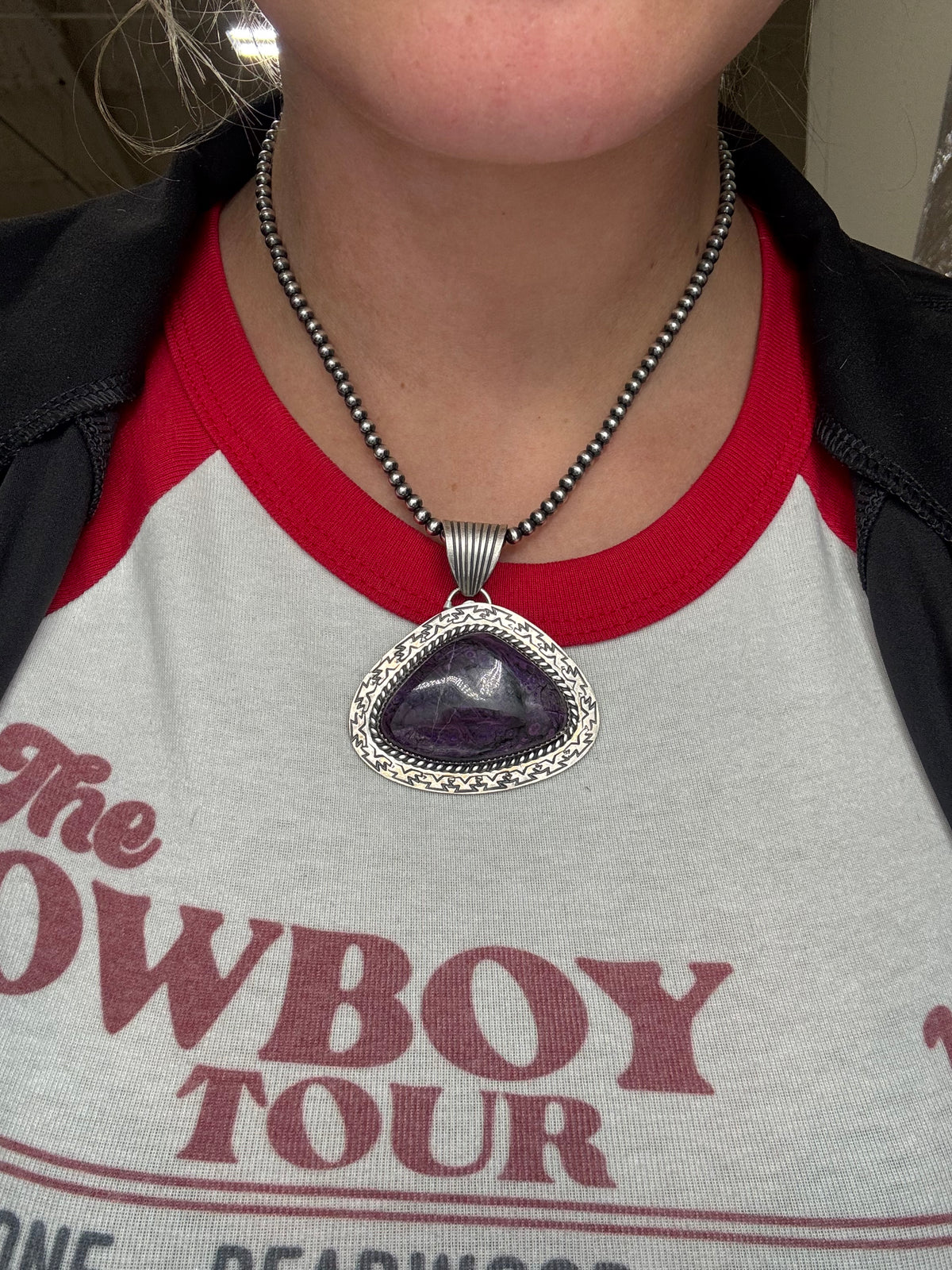 Sugulite #102-20 Pendant by Jeff Largo