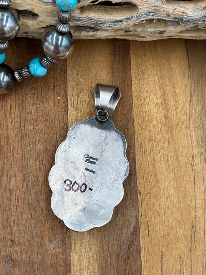 Turquoise Pendant Chimney Butte, Santo Domingo Pueblo