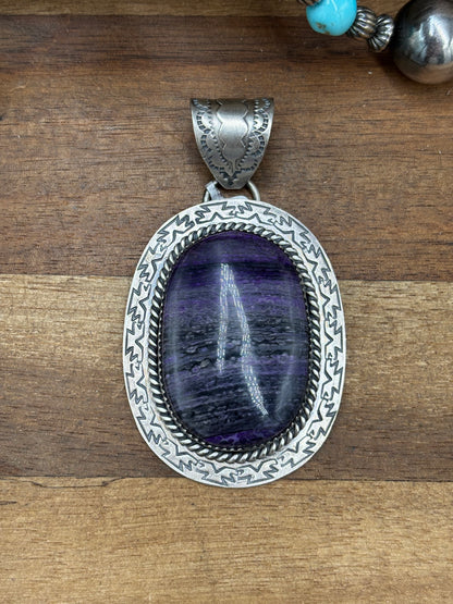 Sugulite #108-1 Pendant by Jeff Largo