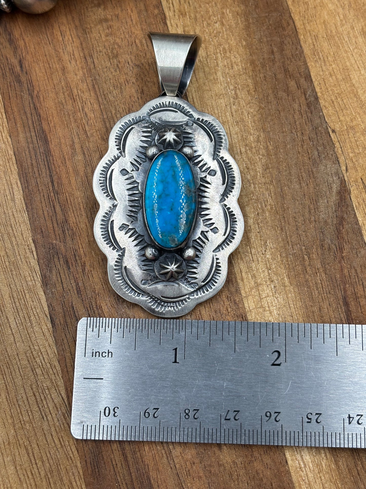 Turquoise Pendant Chimney Butte, Santo Domingo Pueblo