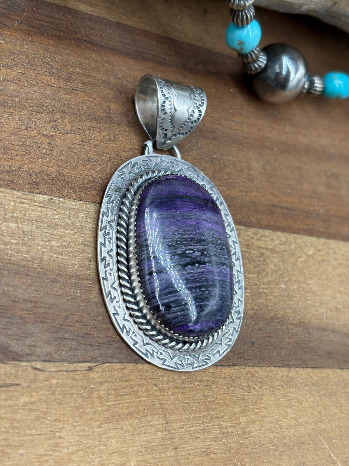 Sugulite #108-1 Pendant by Jeff Largo