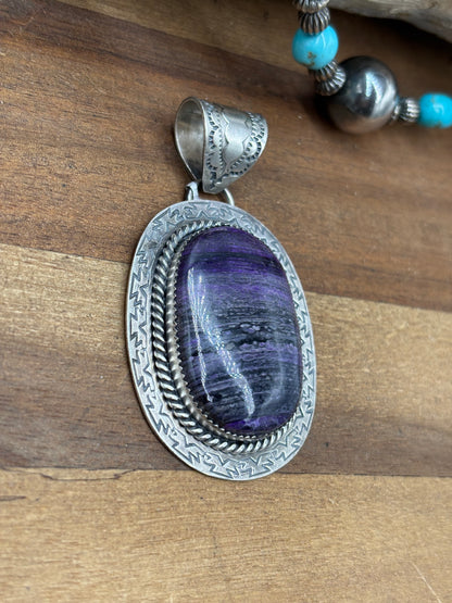 Sugulite #108-1 Pendant by Jeff Largo