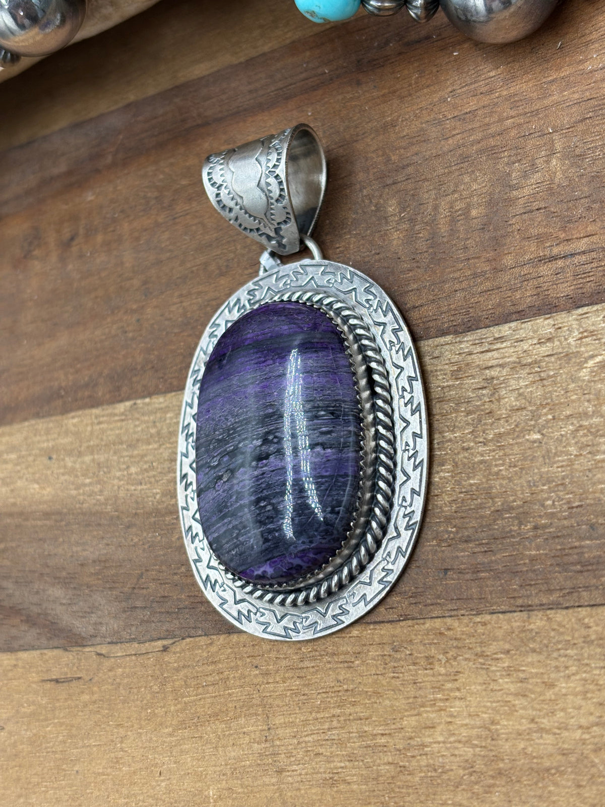 Sugulite #108-1 Pendant by Jeff Largo