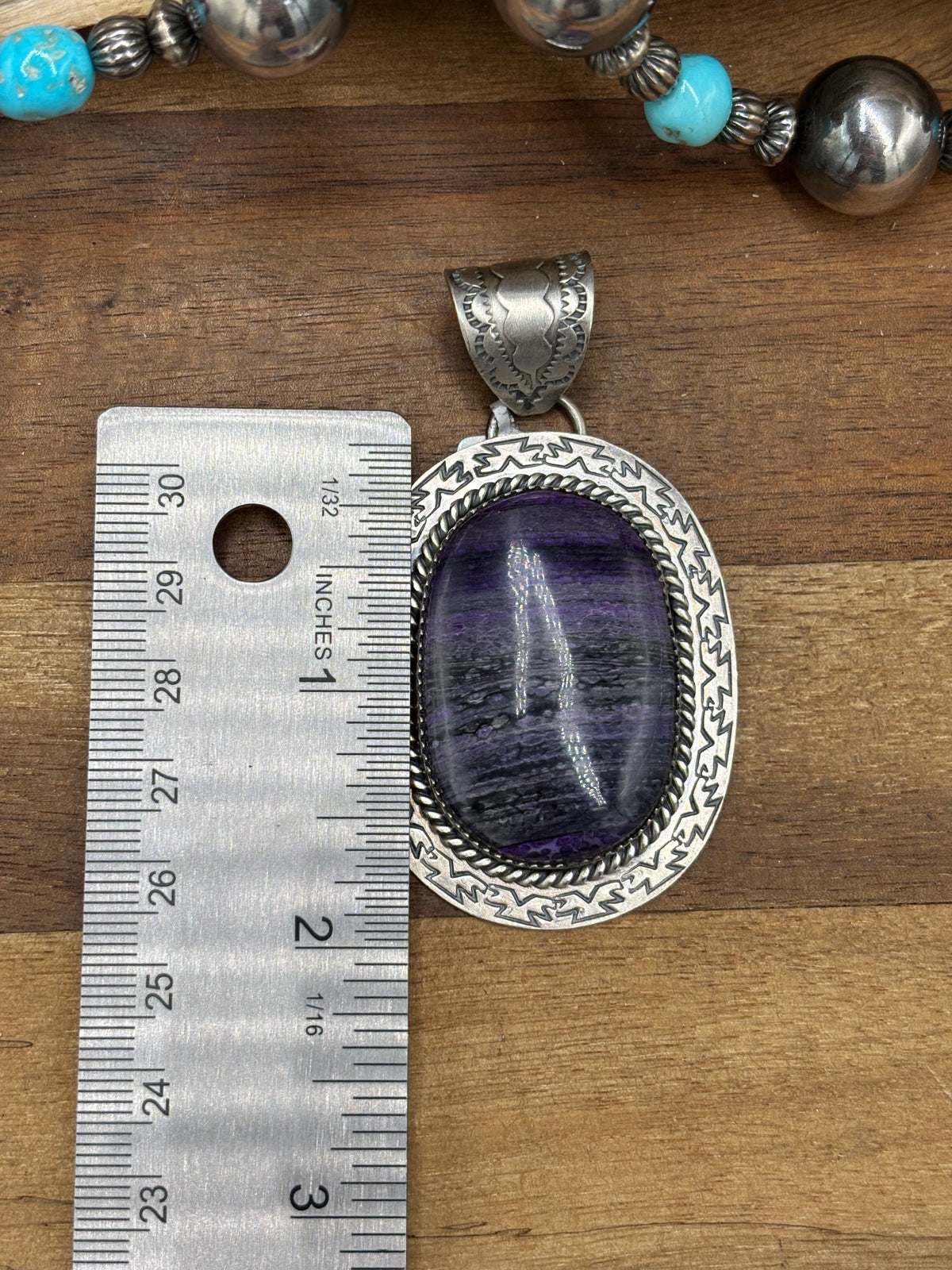 Sugulite #108-1 Pendant by Jeff Largo
