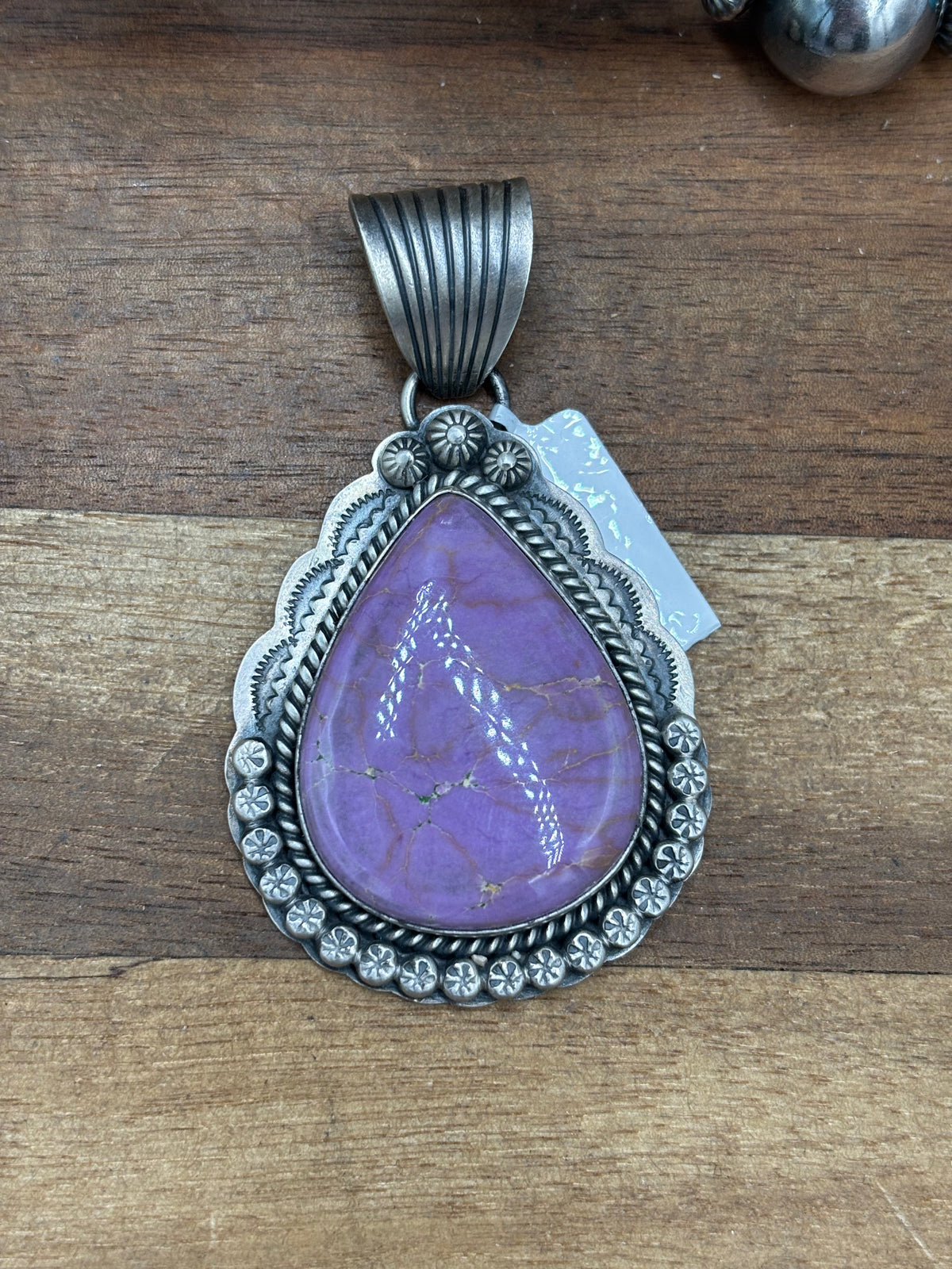 Phosphosiderite #108-2 Pendant by Gilbert Platero