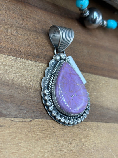Phosphosiderite #108-2 Pendant by Gilbert Platero