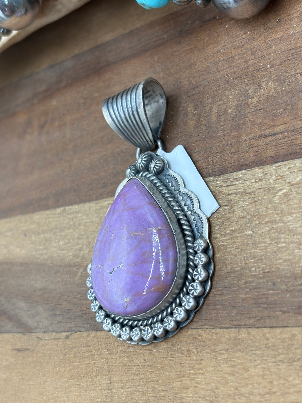 Phosphosiderite #108-2 Pendant by Gilbert Platero