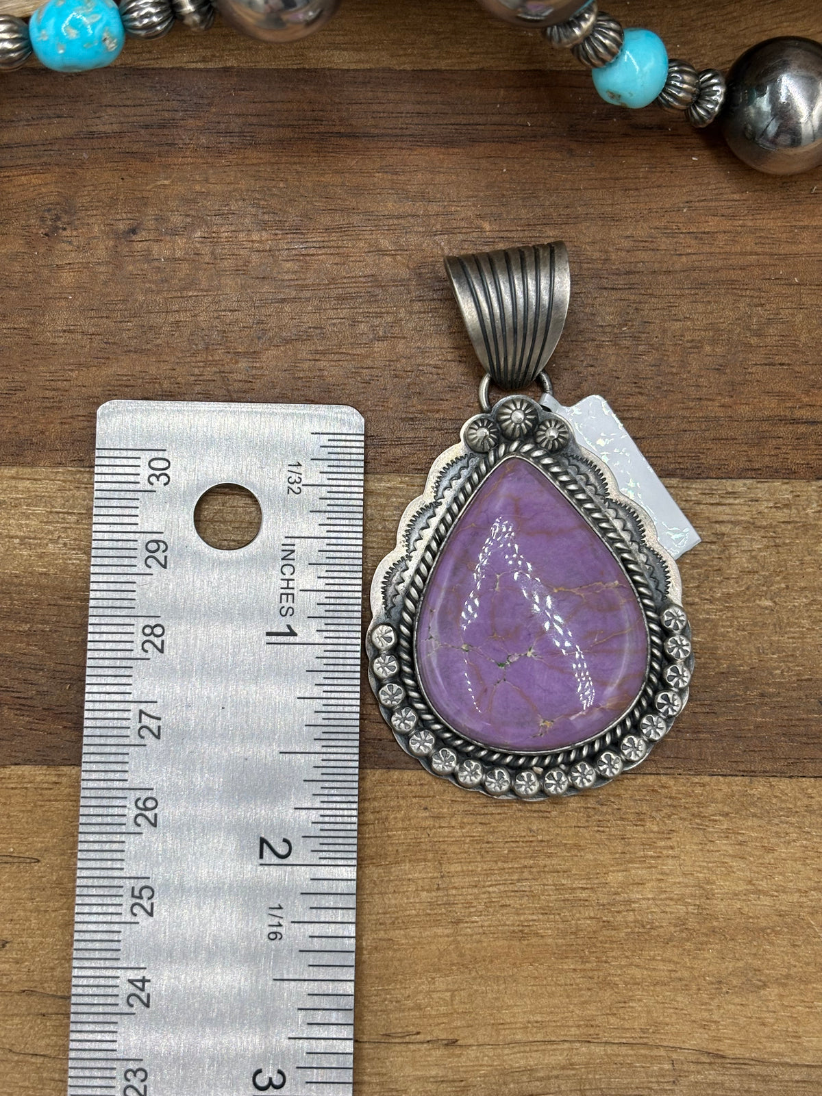 Phosphosiderite #108-2 Pendant by Gilbert Platero