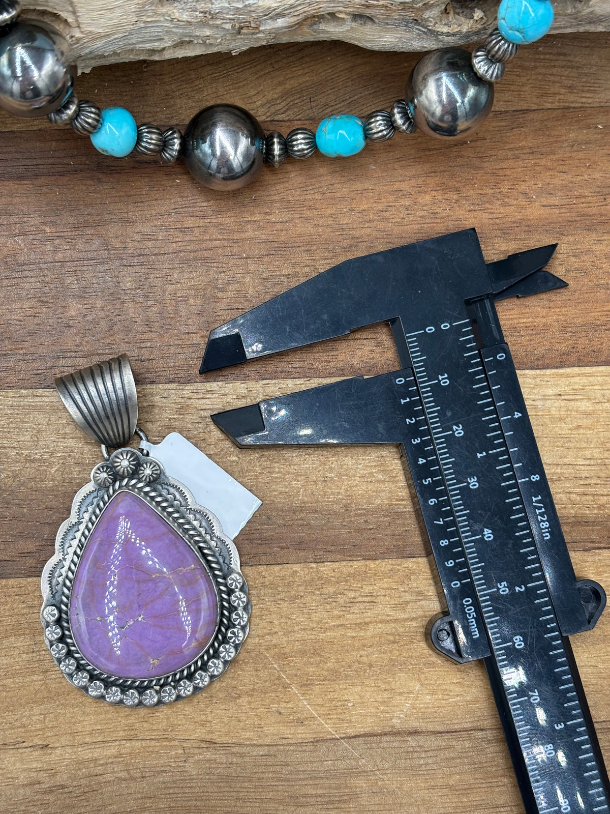Phosphosiderite #108-2 Pendant by Gilbert Platero