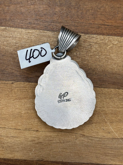 Phosphosiderite #108-2 Pendant by Gilbert Platero