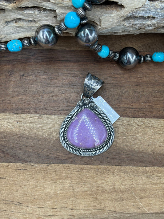 Phosphosiderite #108-3 Pendant by Gilbert Platero