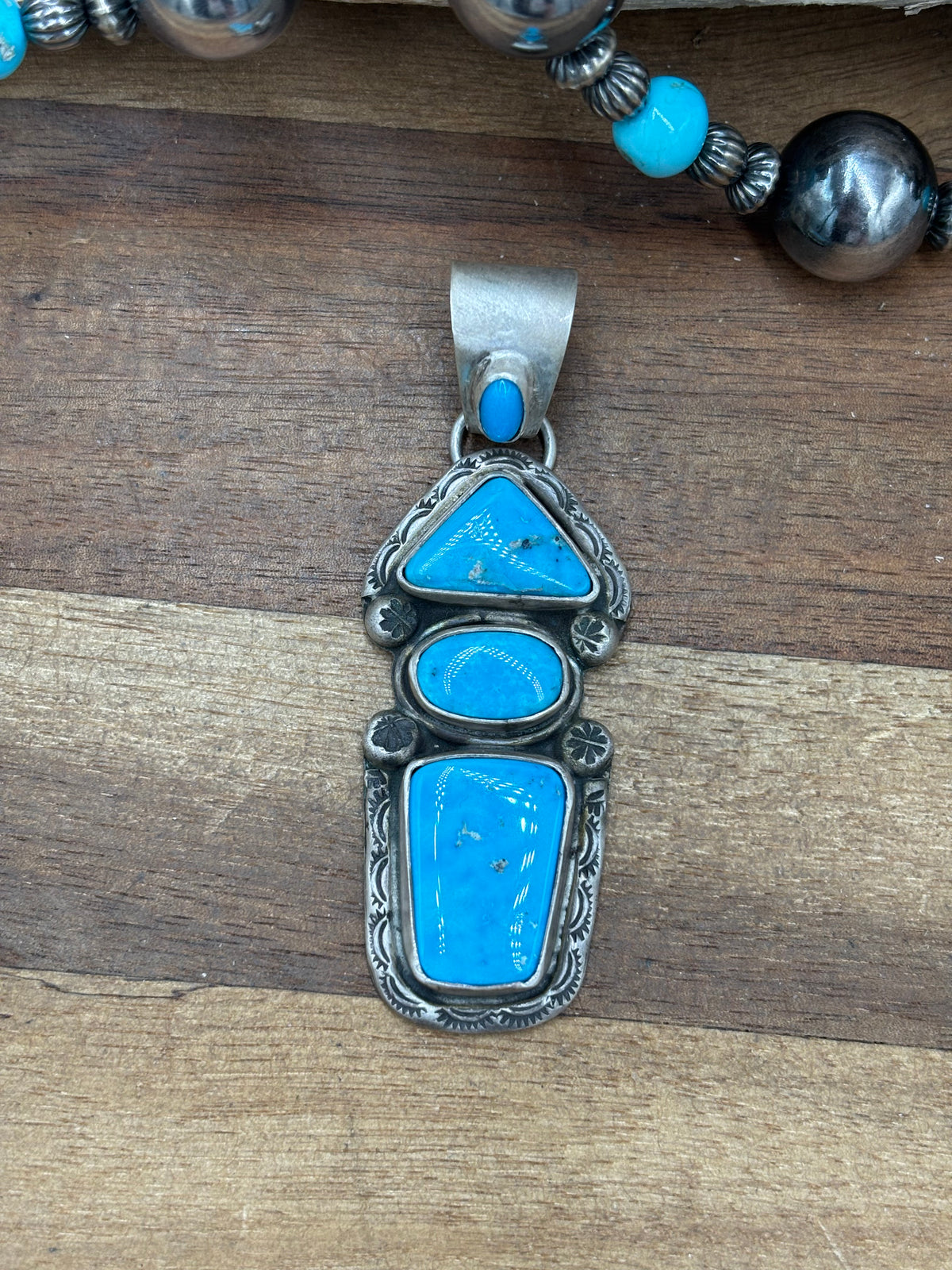 Morenci #108-4 Turquoise Pendant
