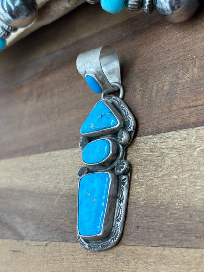 Morenci #108-4 Turquoise Pendant