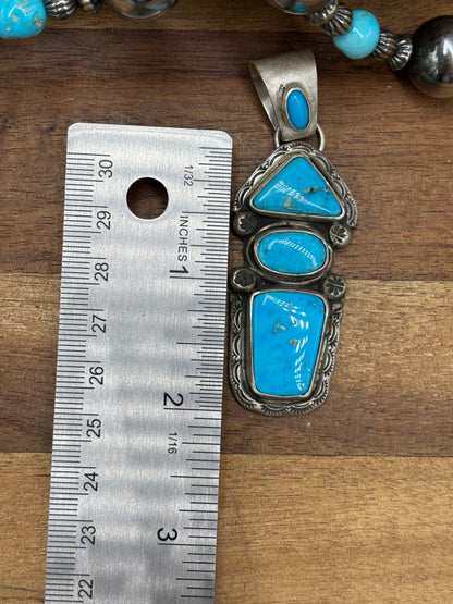 Morenci #108-4 Turquoise Pendant