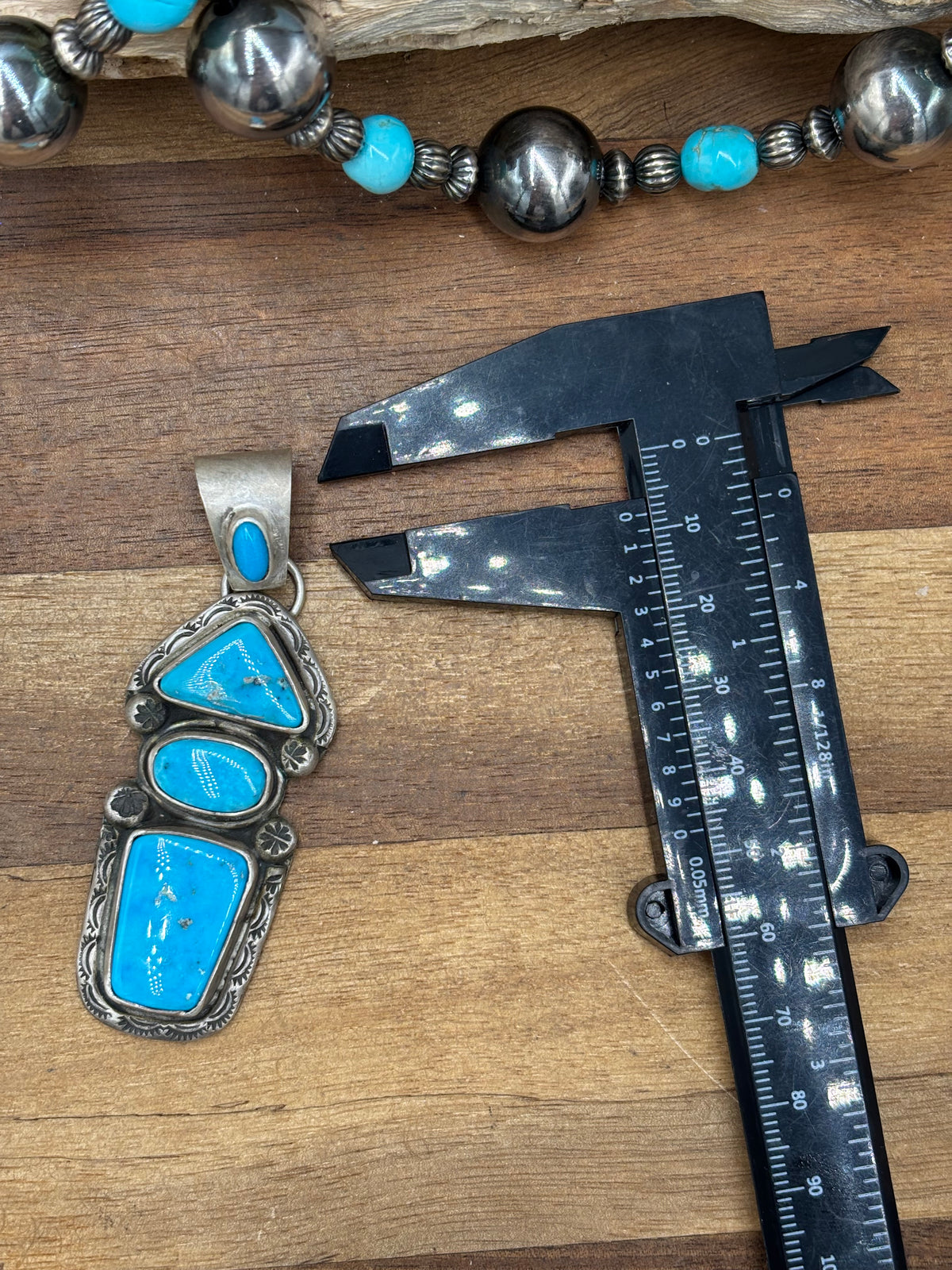 Morenci #108-4 Turquoise Pendant