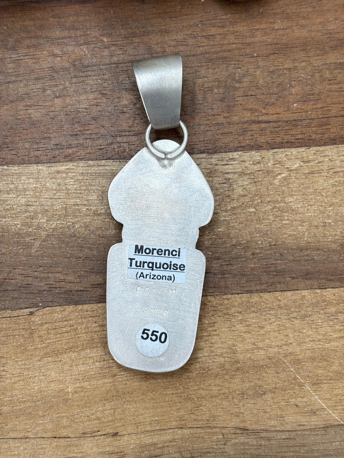 Morenci #108-4 Turquoise Pendant