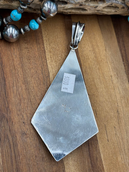 Sonoran Gold Turquoise Pendant Handmade
