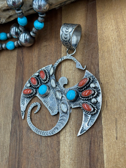Dragon Pendant by Richard Yazza, Navajo