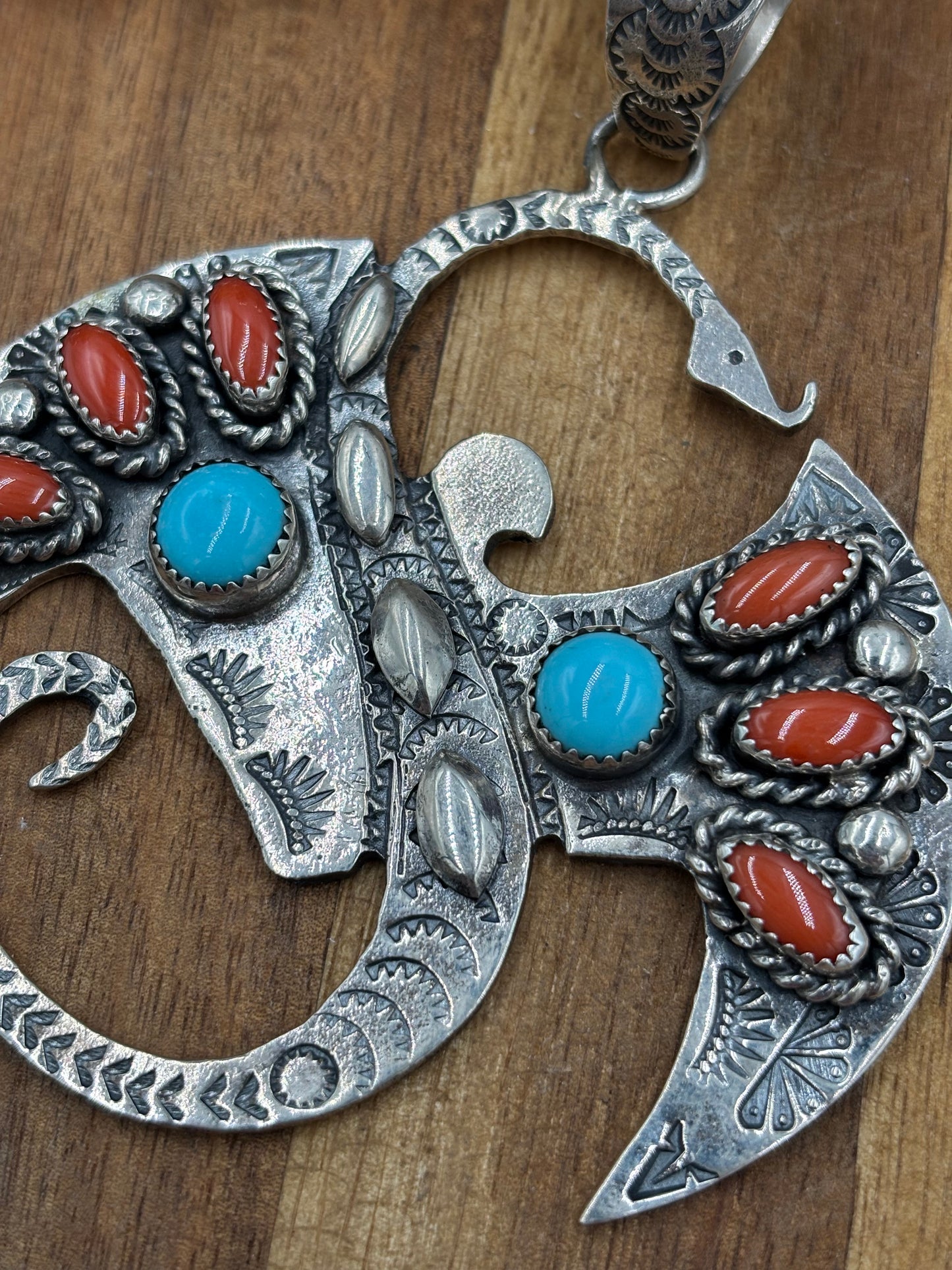 Dragon Pendant by Richard Yazza, Navajo