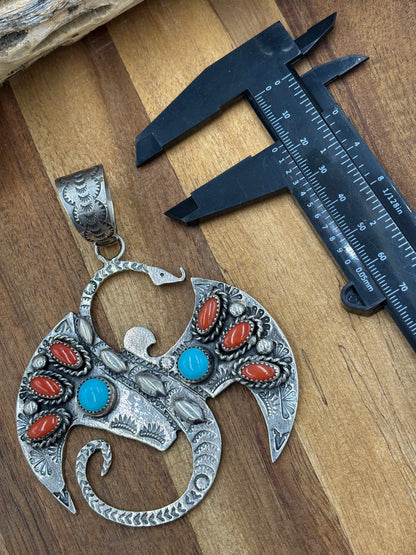 Dragon Pendant by Richard Yazza, Navajo
