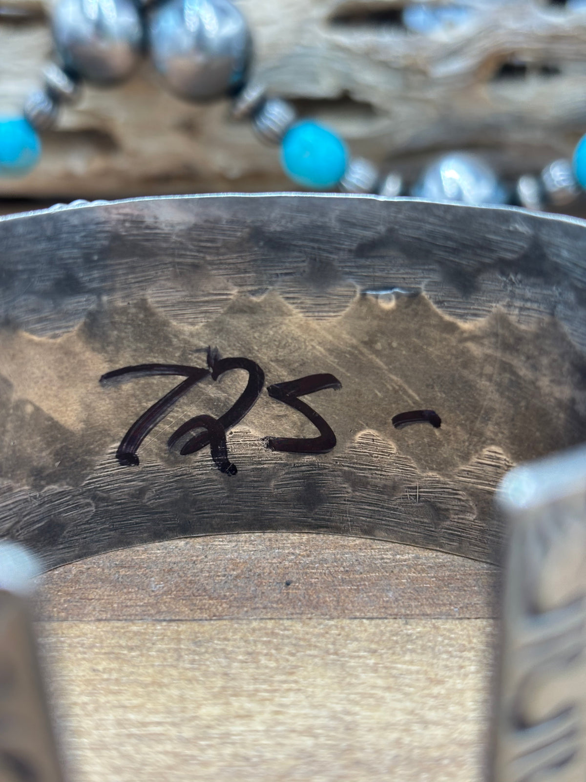 White Buffalo #108-15 Cuff by EE, Navajo
