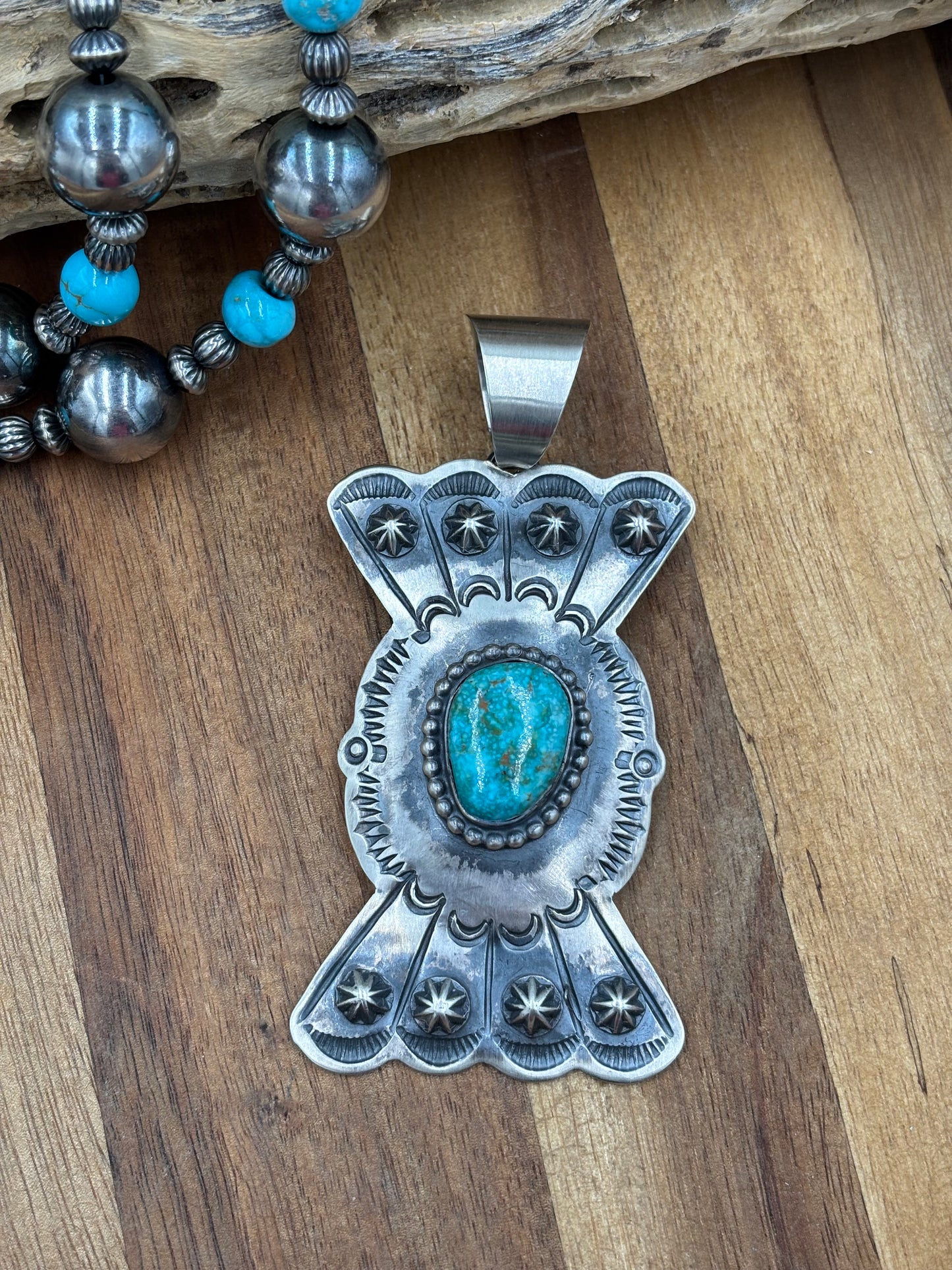Turquoise Pendant Chimney Butte, Santo Domingo Pueblo