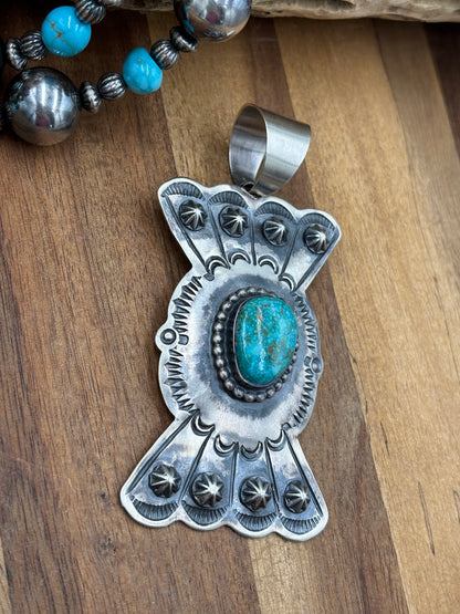 Turquoise Pendant Chimney Butte, Santo Domingo Pueblo