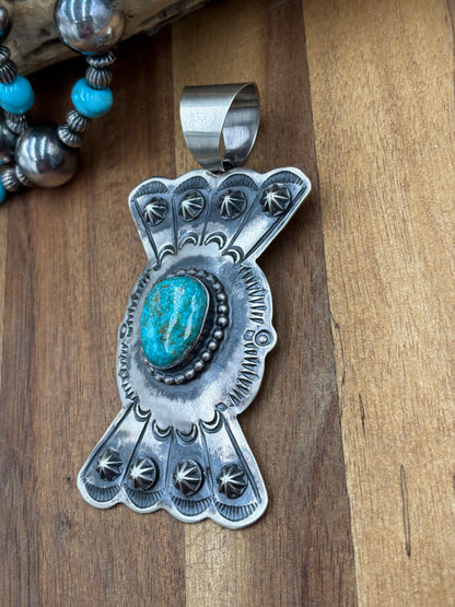 Turquoise Pendant Chimney Butte, Santo Domingo Pueblo